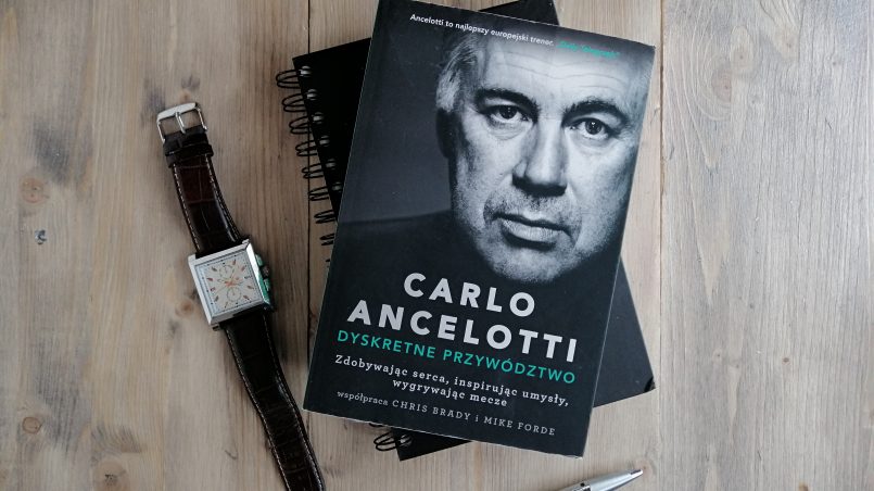 Okładka książki „Dyskretne przywództwo” Carlo Ancelotti