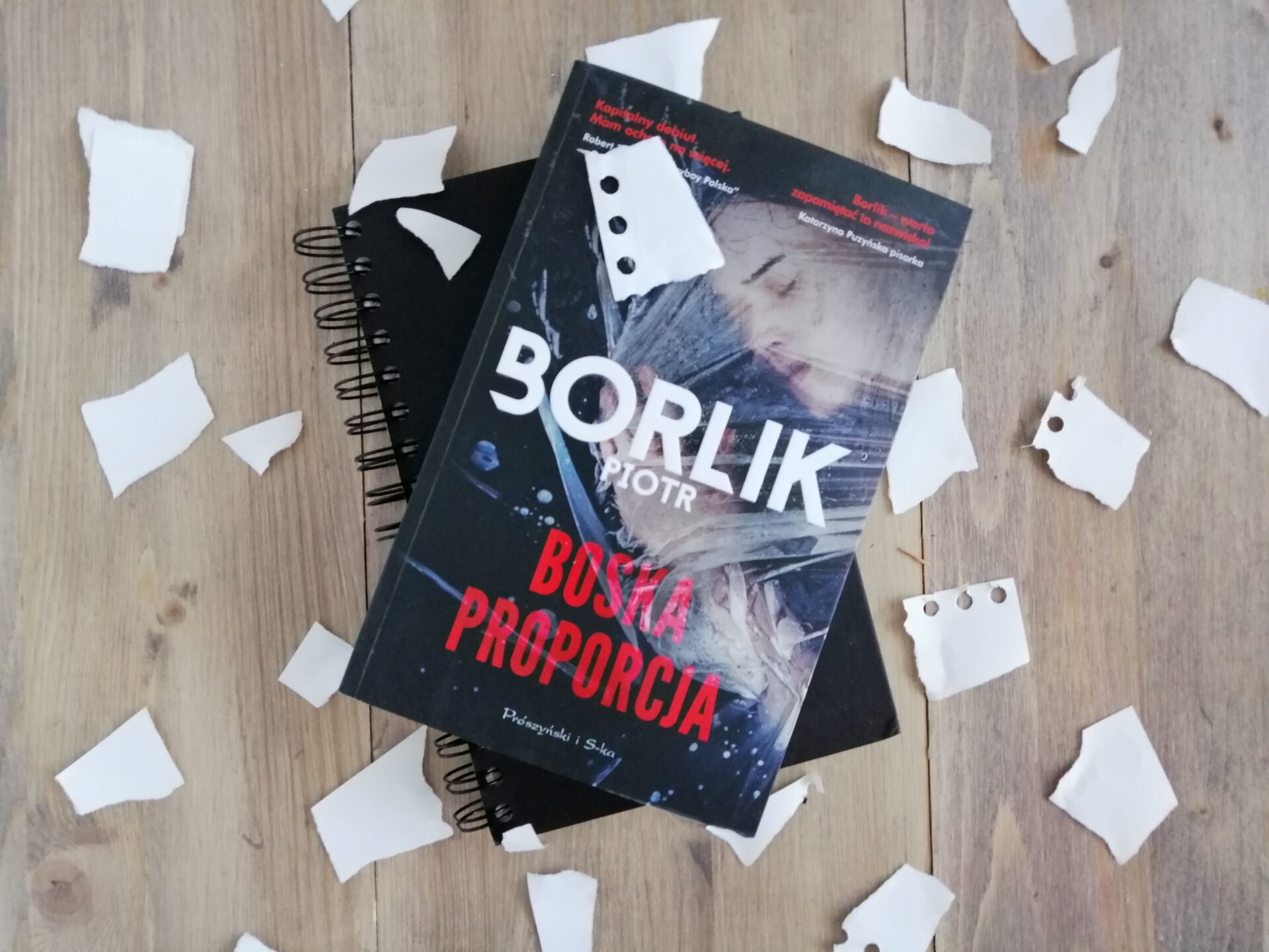 Okładka książki "Boska proporcja" Piotr Borlik