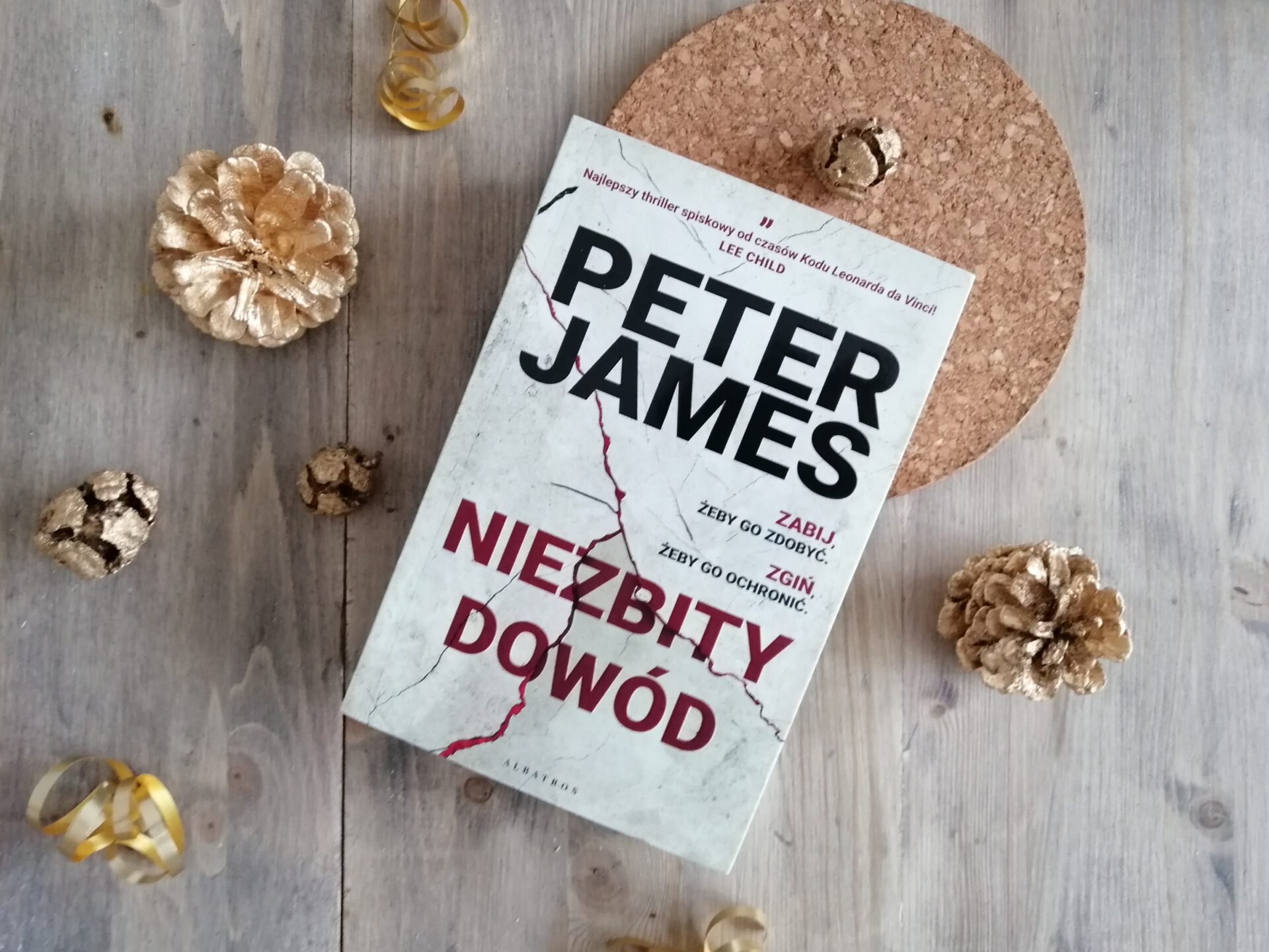 Okładka książki "Niezbity dowód" Peter James