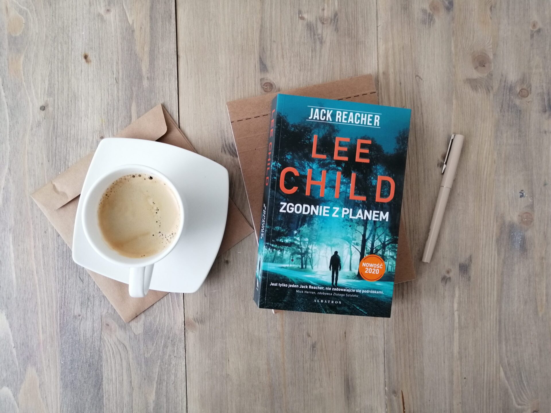 Okładka książki "Zgodnie z planem" Lee Child