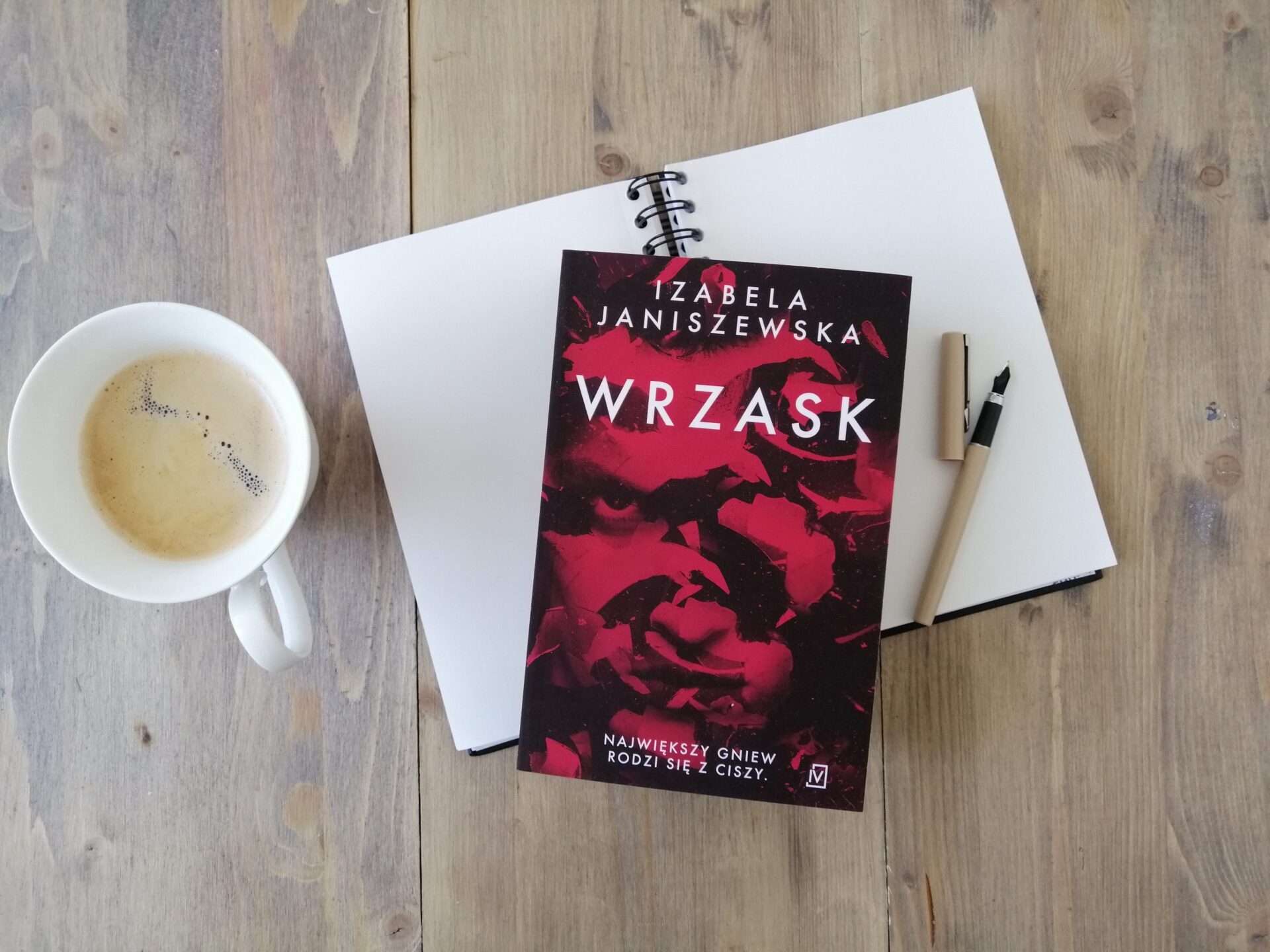 Okładka książki "Wrzask" Izabela Janiszewska