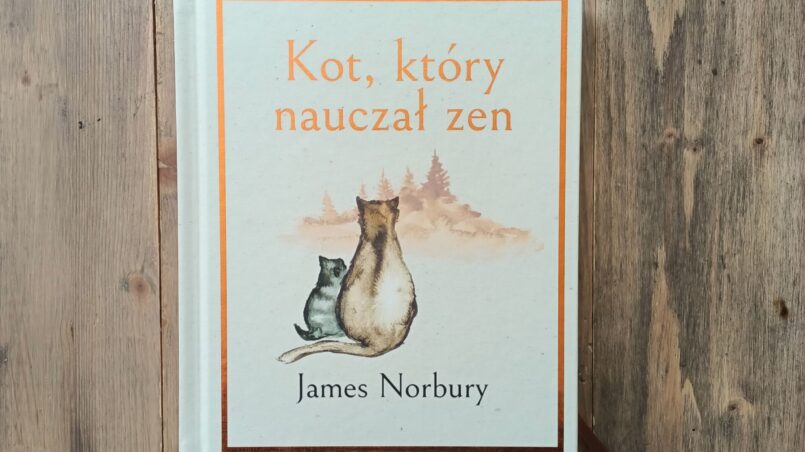 Okładka książki "Kot, który nauczał zen" James Norbury