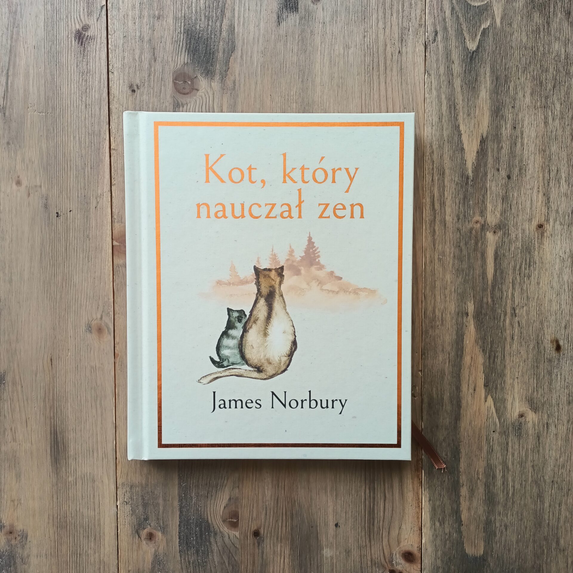 Okładka książki "Kot, który nauczał zen" James Norbury