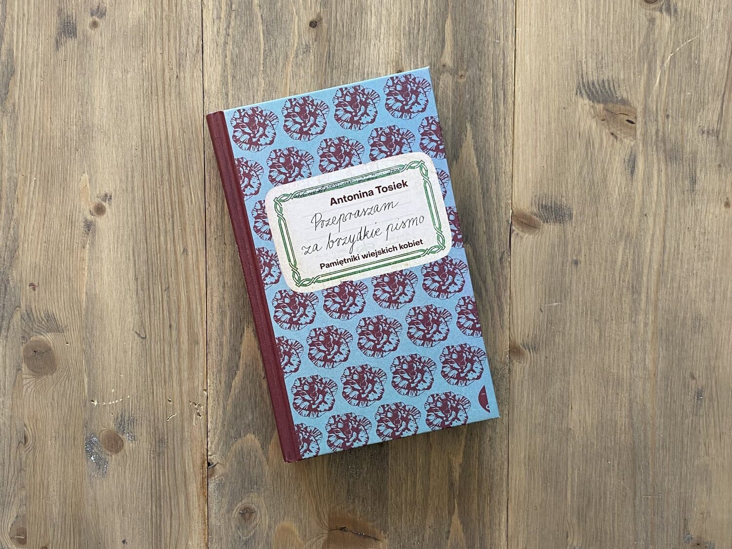 Okładka książki "Przepraszam za brzydkie pismo" Antonina Tosiek