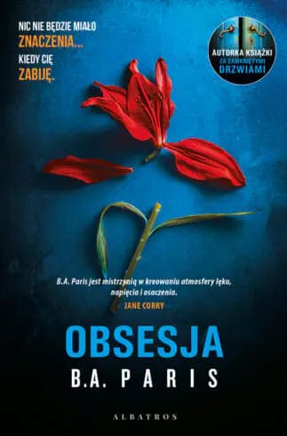 Okładka książki "Obsesja" B.A. Paris