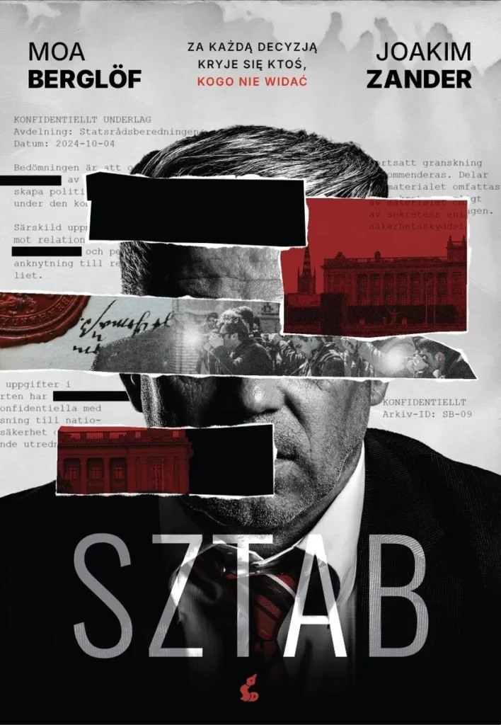 Okładka książki "Sztab" Moa Berglof i Joakim Zander