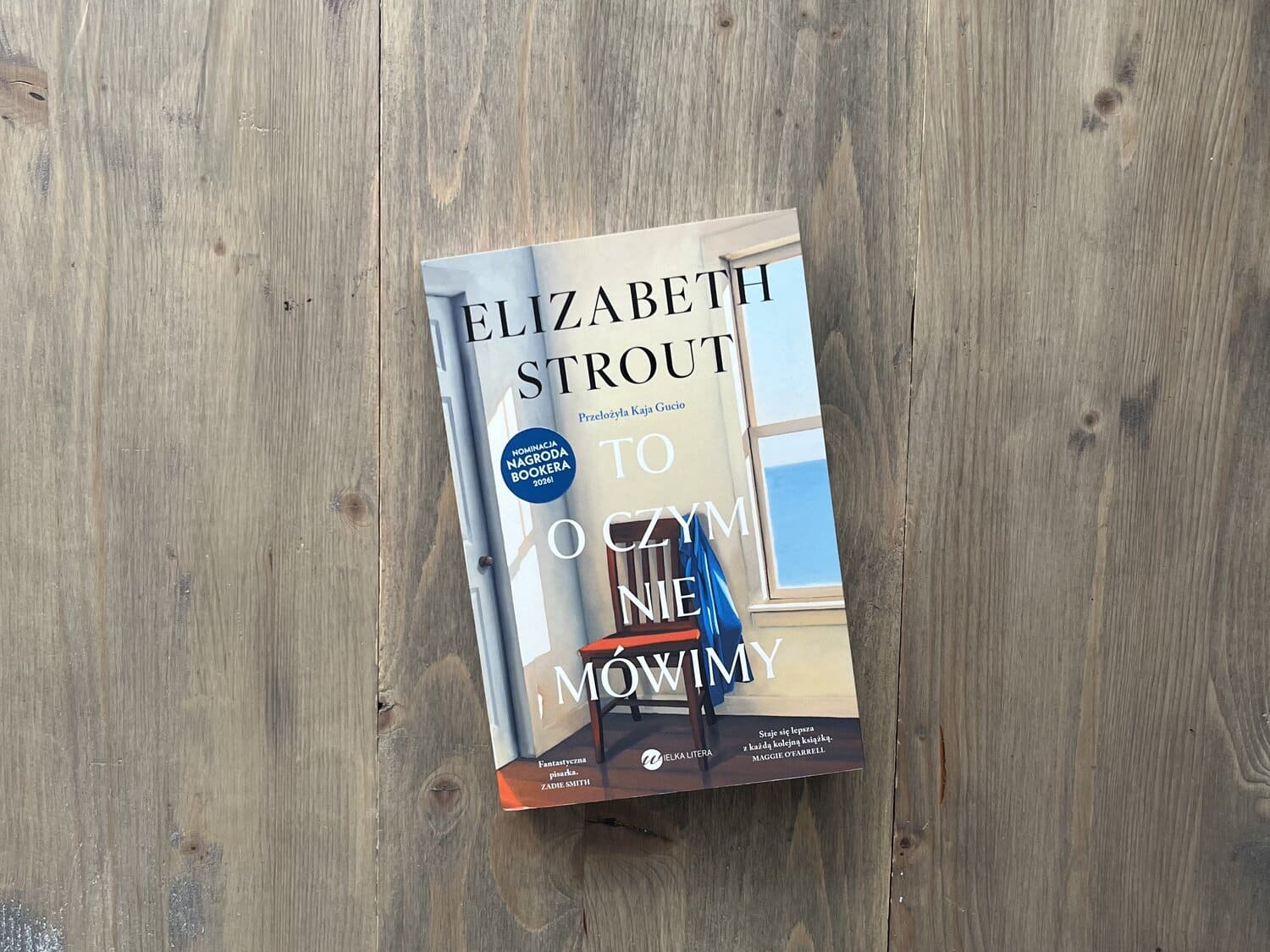 Okładka książki "To, o czym nie mówimy" Elizabeth Strout