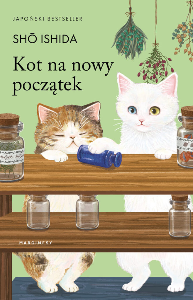 Okładka książki "Kot na nowy początek" Sho Ishida