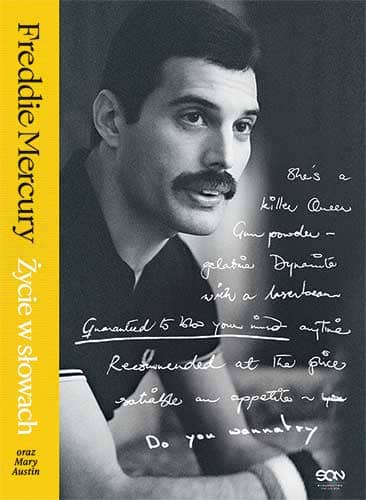 Okładka książki "Życie w słowach" Freddie Mercury